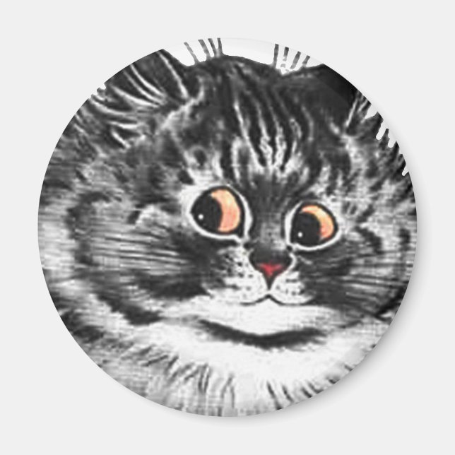 Louis Wain cat Magnet (Devant)