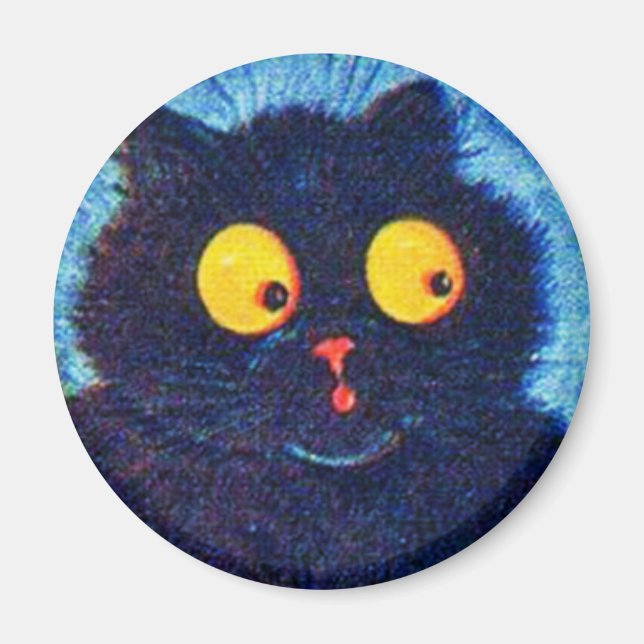 Louis Wain cat Magnet (Devant)
