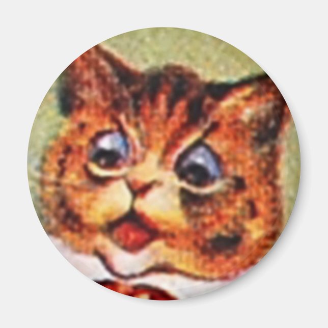 Louis Wain cat Magnet (Devant)