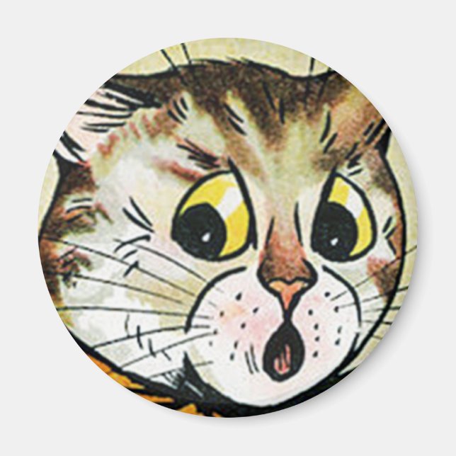 Louis Wain cat Magnet (Devant)