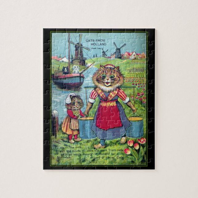 Louis Wain Cats de Holland Puzzle (Vertical)