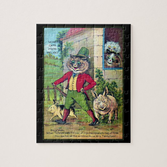 Louis Wain Cats de Ireland Puzzle (Vertical)