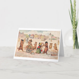 Louis Wain Chat Carte de remerciements