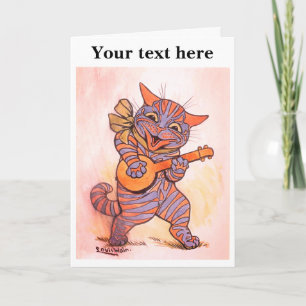 Louis Wain Chat Carte de remerciements
