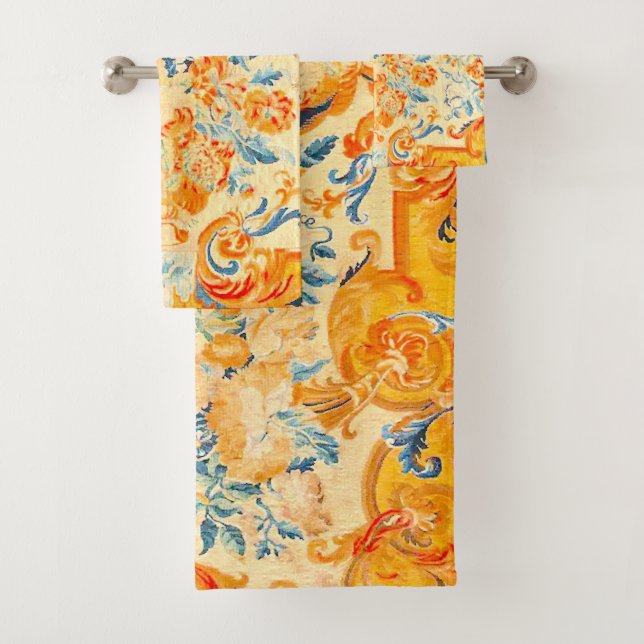 Louis XV Fleurs Botaniques et Paisleys (En situation)