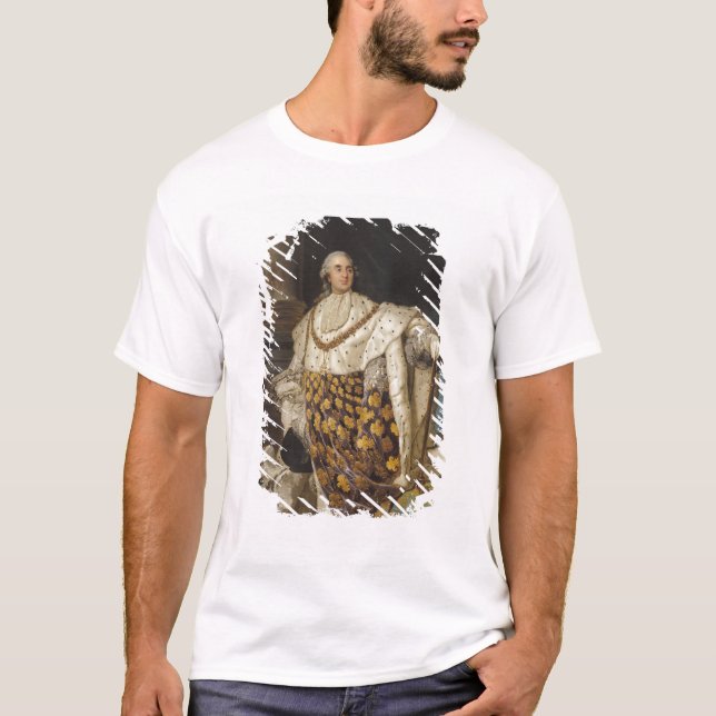 Louis XVI dans des robes longues de couronnement, (Devant)