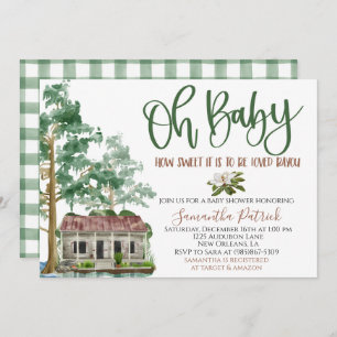 Louisiana Bayou Baby shower Invitation