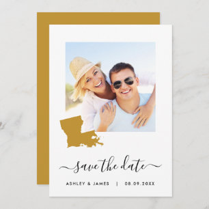 Louisiana Carte photo Mariage Enregistrer la carte