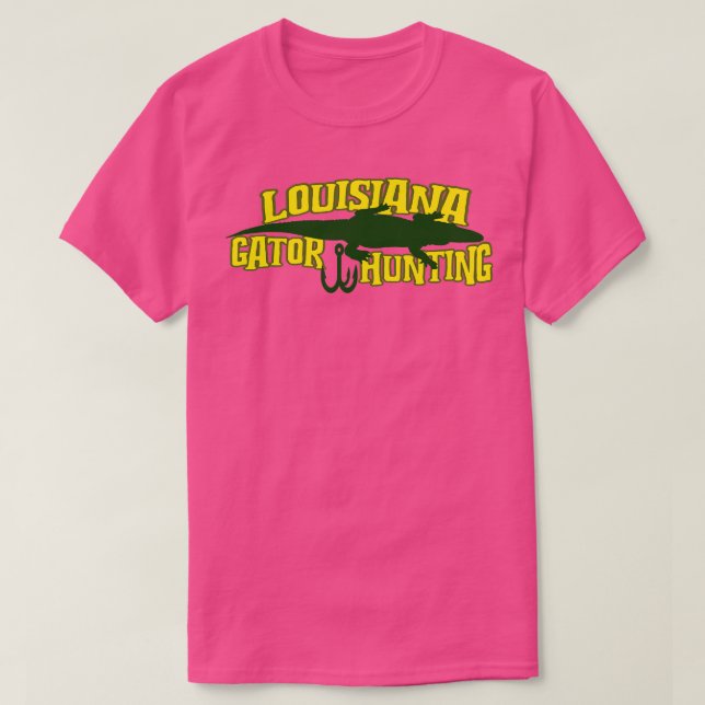 LOUISIANA GATOR CHASSE TShirt (Design devant)