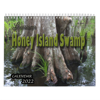 Louisiana Honey Island Calendrier des marais 2022