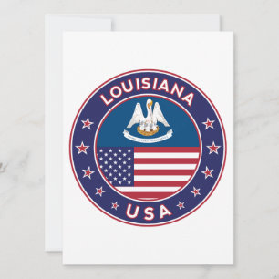 Louisiana, Louisiane, étui, autocollant, sac