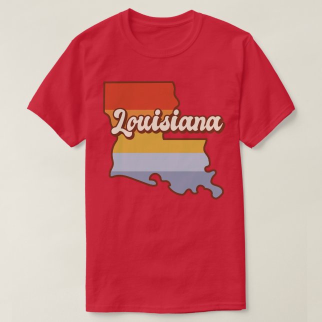 Louisiana Retro TShirt (Design devant)
