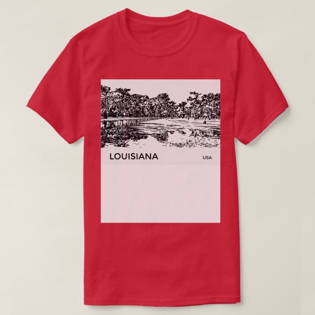 Louisiana USA TShirt (Design devant)