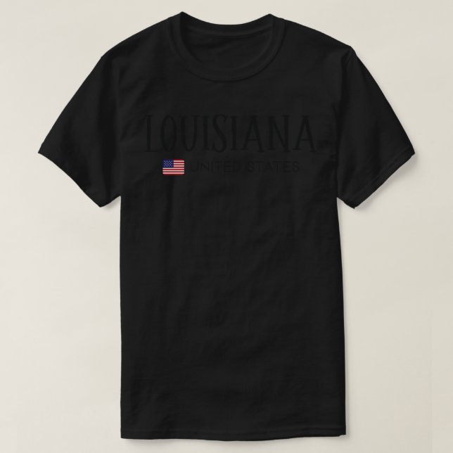 Louisiane États-Unis TShirt - 1 (Design devant)