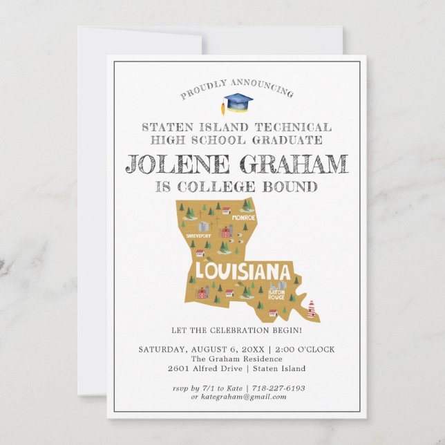 Louisiane | Fête de fin d'études pour un départ ve (Devant)