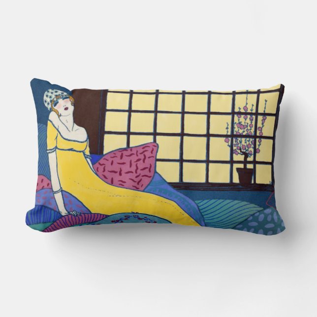 Lounging sur ses coussins (Recto)