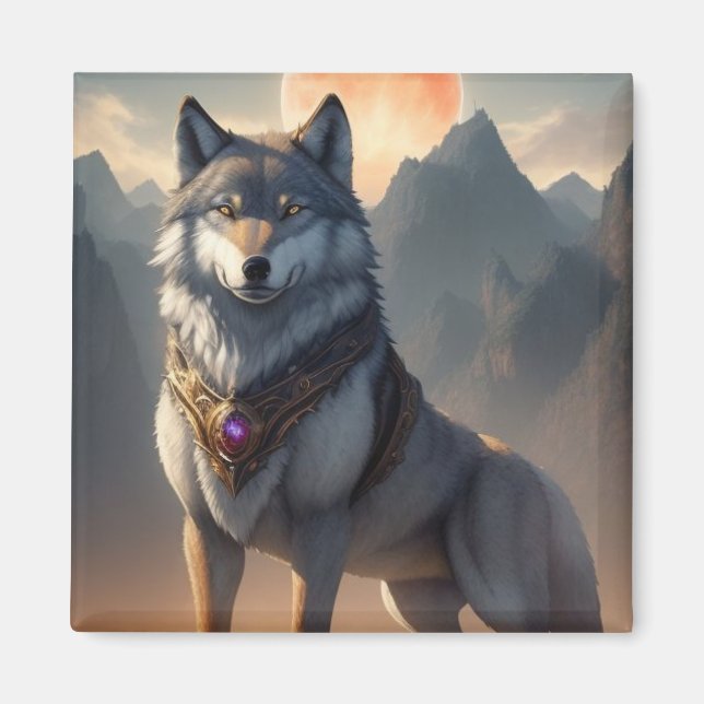 loup à engrenage haute technologie Magnet (Devant)