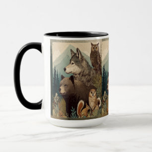 Loup abordable : Mug Wilderness