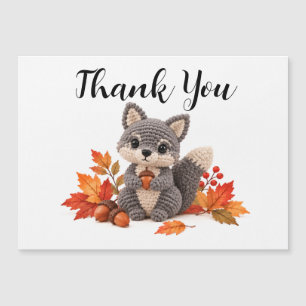 Loup au Crochet Automne Merci