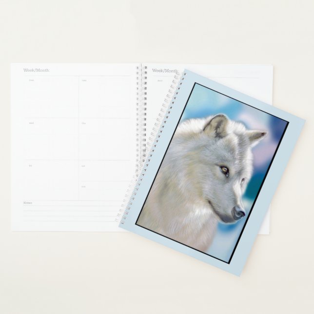 Loup blanc (Devant avec enveloppe)