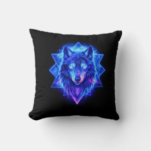 Loup Céleste • Coussin Gardien de l'Énergie Cosmiq