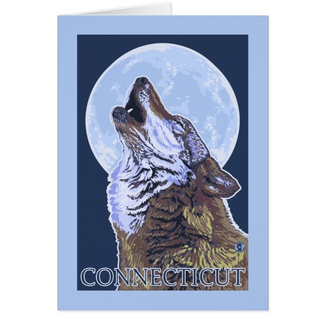 Loup ConnecticutHowling (Devant)