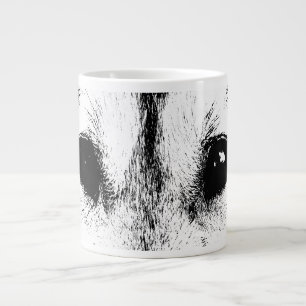 Loup Coupe de café Mug Chien sauvage Coupes Jumbo