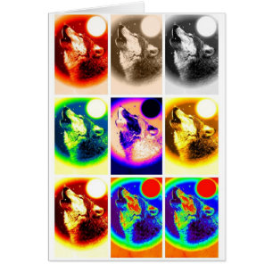 Loup d'art pop