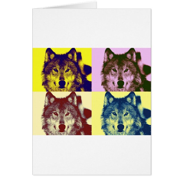 Loup d'art pop (Devant)
