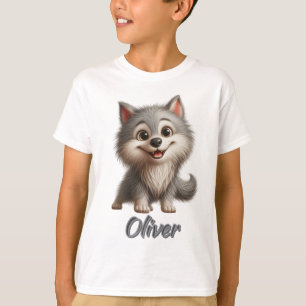 Loup de bébé - T-shirt pour enfants personnalisabl