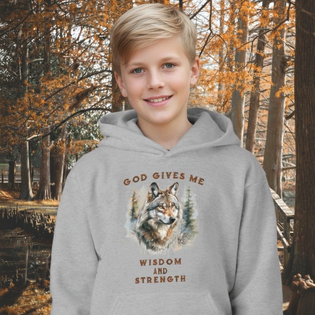Loup de force enfant chrétien (Créateur téléchargé)