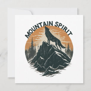 Loup de la Majesté de montagne hurlant sur le pic