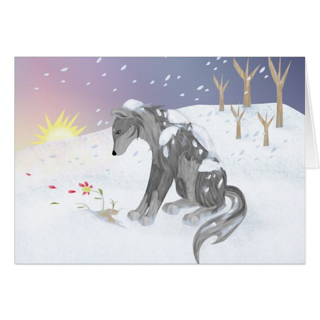 Loup d'hiver (Devant horizontal)