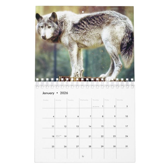 Loup du calendrier (Jan 2026)