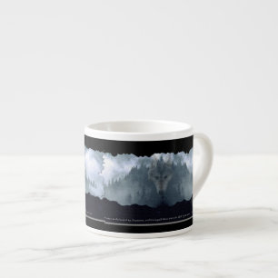 Loup et Espresso Montagne, café Mug