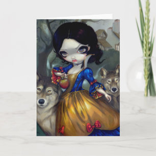 "Loup-Garou : Carte de voeux Blanche Neige"