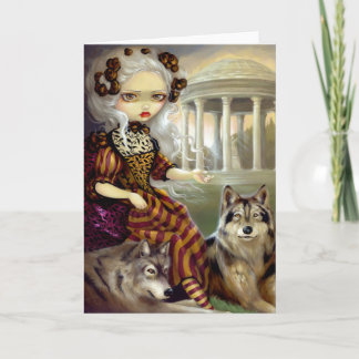"Loup-Garou : Carte de voeux de Le Temple"