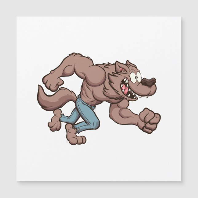 Loup-garou en course (Devant)