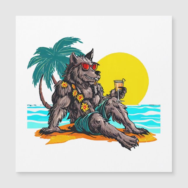 loup-garou en vacances (Devant)