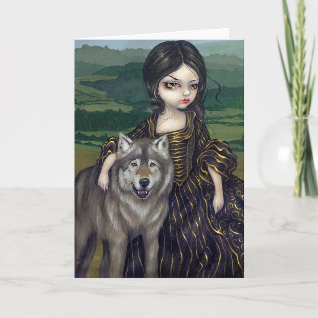 "Loup-Garou : Pastorale" Carte de voeux (Devant)