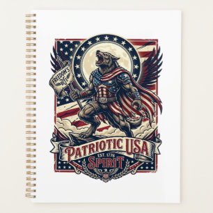 Loup-garou patriotique Patriote Horreur Monstre Pa