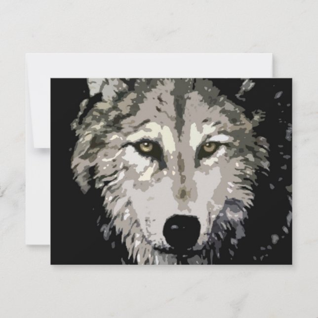 Loup gris (Devant)