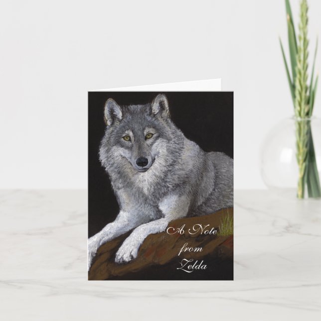 Loup gris (Devant)