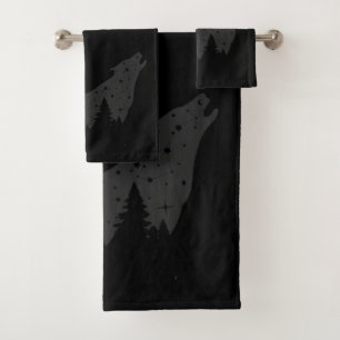 Loup gris céleste
