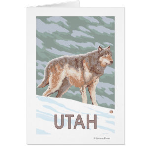 Loup gris StandingUtah
