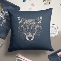 Loup | Oreiller à lancer de pépinière