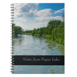 Loup River au Nebraska Carnet personnalisé