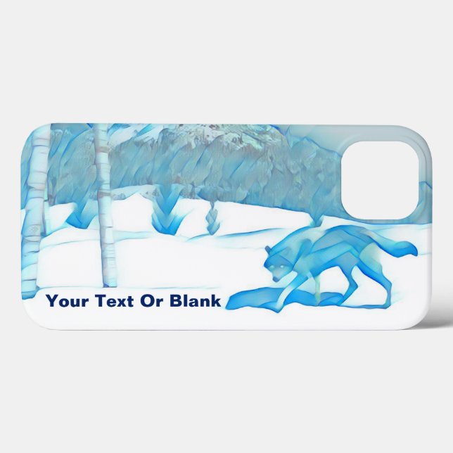 Loup solitaire dans WI-Internter Coque-Mate coque  (Verso (horizontal))