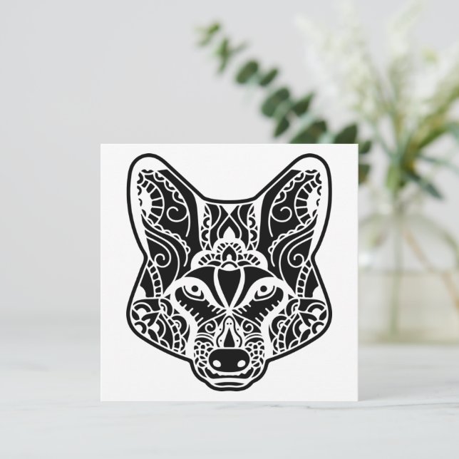 Loup tribal (Debout devant)