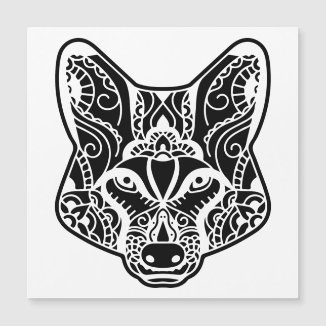 Loup tribal (Devant)